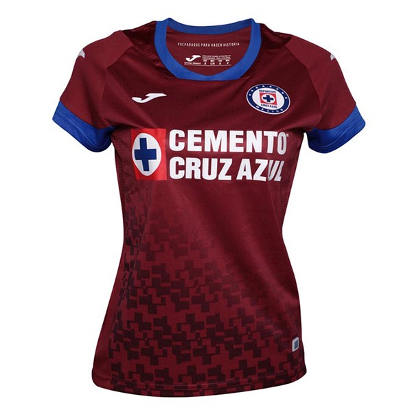 Camiseta Cruz Azul 2ª Kit Mujer 2020 2021 Rojo